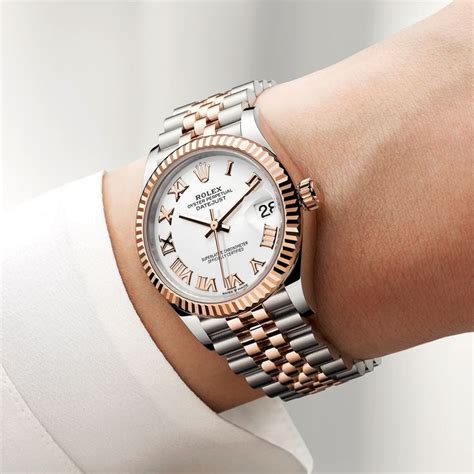 rolex feminine|ladies Rolex datejust white dial.